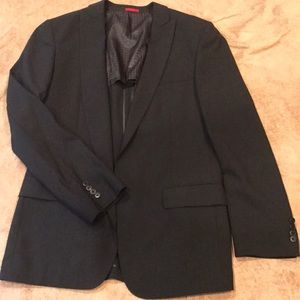 John Varvatos Black Wool Sports Coat